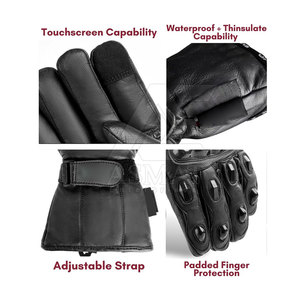 Guantes de Motociclismo de Carreras Hechos a Medida de Alta Calidad, Guantes de Motociclismo de Dedo Completo para Venta en Línea - Product Image 5