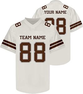 Camisetas de Fútbol Americano Sublimadas con Logotipo de Equipo Personalizado, Manga Corta, Transpirables, que Absorben la Humedad, Venta al Por Mayor - Product Image 3