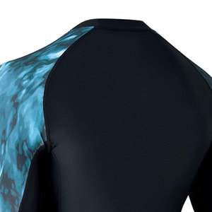 Long Sleeve Unisex <b>Athletic</b> Compression Rash Guard Eco-Friendly & Quick Dry Comfortable Breathable Solid Color MMA Rash Guard - Product Image 4