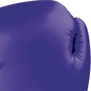 Gants de boxe en PU violet et noir avec fermeture Velcro, sangle de poignet réglable pour l'entraînement, unisexe, 14 ans et plus, professionnels pour hommes. - Product Image 3