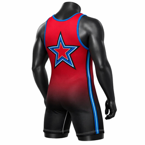 Vente en gros OEM ODM Maillots de lutte professionnels par sublimation pour hommes - Product Image 5