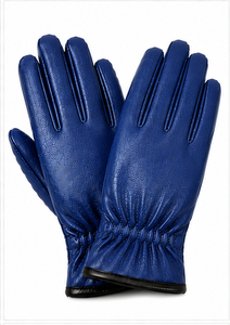New Factory Direct Winter Fashion Fleece Cuff Fashion <b>Gloves</b> <b>Touchscreen</b> Winter <b>Gloves</b> Warm Leather <b>Gloves</b> Women Men Wholesale - Product Image 2
