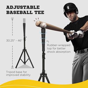 Rete Portatile per Allenamento di Softball e Baseball con Tee per la Zona di Battuta e Borsa per il Trasporto per Lanciare e Colpire - Product Image 4