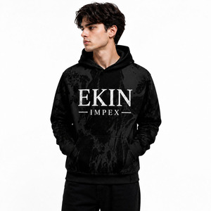 เสื้อฮู้ดพิมพ์ลายทั้งตัว ผ้าฝ้ายพรีเมียม ฟลีซ ยูนิเซ็กส์ สตรีทแวร์ - Product Image 3