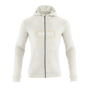 High Quality Men Customized Zipper <b>Hoodies</b> <b>Lined</b> Eco-Friendly Heavyweight 100% Cotton <b>Fleece</b> Streetwear Zipper <b>Hoodies</b> For Men - Product Image 2