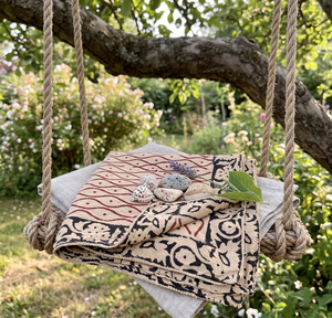 ผ้าพันคอพิมพ์ลายด้วยมือ ผ้าพันคออเนกประสงค์ลายเพสลีย์ ผ้าปิดหน้า ผ้าคลุมศีรษะ แฟชั่นสำหรับทุกเพศ ผ้าพันคอผ้าฝ้าย ขายส่ง - Product Image 3