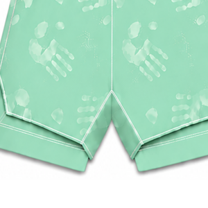 Mint Green <b>White</b> <b>Swim</b> <b>Shorts</b> Lightweight Quick Dry Breathable Drawstring Waist Training Performance Athletic Swimming Sportswear - Product Image 5