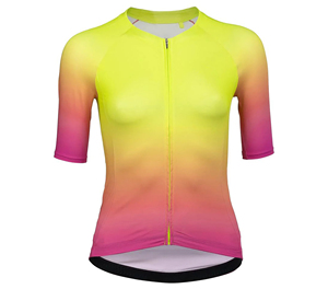 Maillot de cyclisme personnalisé pour homme à manches courtes, fermeture éclair intégrale, imprimé par sublimation, respirant, séchage rapide, évacuation de l'humidité - Product Image 1