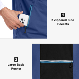 Chaquetas Deportivas de Béisbol con Cierre Frontal Completo y Manga Corta, Resistentes al Agua, para Béisbol y Sóftbol, Chaquetas para Hombre - Product Image 4