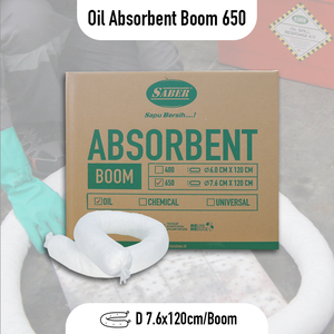 Heavy Duty Oil Absorbent Small <b>Boom</b> 650 Oil Only Absorbent Sock for Industrial Workshop Machine and Equipment Leak Containment - Product Image 2
