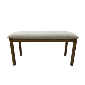 Ensemble de table et chaises de salle à manger en bois massif moderne pour réunion de famille, table carrée petite, 6 pièces avec banc - Product Image 2