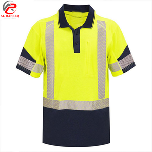 Camiseta Polo de Alta Visibilidad con Logotipo Personalizado de Primera Calidad, Camiseta de Seguridad Reflectante para Carreteras con Alta Visibilidad - Product Image 5