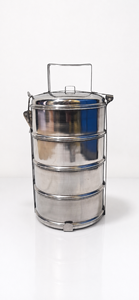 Stainless Steel Thailand <b>Lunch</b> Box Carrier 4 Tier Large Capacity Dishwasher Safe Tiffin Box <b>Set</b> Handle for Office School - Product Image 1