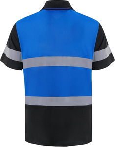 Wholesale Custom Hi Vis Polo Shirt for Adults High Visibility Safety Clothing with Reflective Strips Hi Vis Premium Safety Shirt - Product Image 2