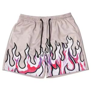 Bañador con forro de malla de secado rápido para hombre, pantalones cortos de playa con estampado de sublimación personalizado con patrón sólido, diseña tu propio estilo - Product Image 1