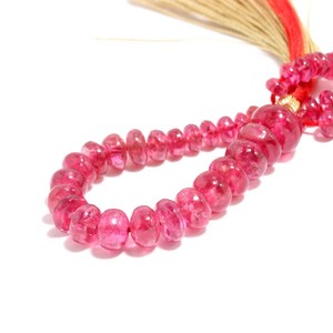 Cuentas Redondas Lisas de Espinela Roja Natural al por Mayor, 3-6mm, Hilo de Piedras Preciosas Sueltas de 6cm, Mini Hilera para Fabricación de Joyería Fina - Product Image 1
