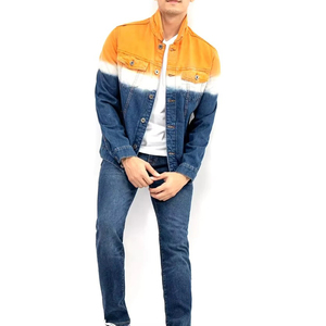 2026 OEM Men's Tanned Winter Denim Jacket Casual Button-Up <b>Coat</b> with <b>Heated</b> Breathable Features - Product Image 1