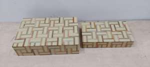 Boîtes à bijoux en résine MDF de grande capacité avec système de tiroirs multi-niveaux et intérieur en velours de qualité supérieure pour organiser les bijoux - Product Image 6