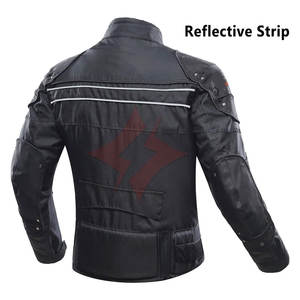Blouson de moto, veste de moto coupe-vent, équipement de protection intégral pour moto, homologué CE, armure intégrée, livreur - Product Image 6