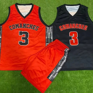 เสื้อบาสเก็ตบอลแบบ sublimated ออกแบบฟรีสำหรับขายส่ง ชุดกีฬาเรียบง่ายสำหรับผู้ชาย เสื้อบาสเก็ตบอลพร้อมโลโก้ทีมแบบกำหนดเอง - Product Image 1