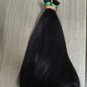 Extensions de cheveux humains indiens Remy double trame, tissées à la machine, en vrac - Product Image 1