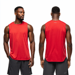 Chaleco Deportivo con Cuello Redondo para Hombre, Chaleco sin Mangas para Entrenamiento, 100% Poliéster, Chaleco de Ejercicio para Fisicoculturismo - Product Image 4