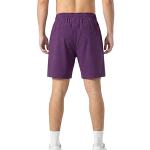 Pantalones Cortos Deportivos de Punto para Hombre, Color Sólido, Poliéster/Algodón, con Cordón Ajustable, Transpirables, Cintura Media, Cómodos para Verano - Product Image 2