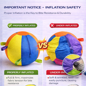 Juguetes para Perros, Pelota de Entrenamiento Inflable Gigante Extra Grande, Impermeable, con Diseño Moderno de Dibujos Animados para Perros <span class=keywords><strong>Border</strong></span> <span class=keywords><strong>Collie</strong></span> - Product Image 2