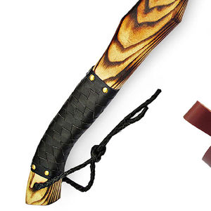 Burraq Custom 17" Handmade Stainless Steel <b>Axe</b> Head Tomahawks Rosewood Handle Leather Sheath 4.5in Cutting Edge DIY Industrial - Product Image 4