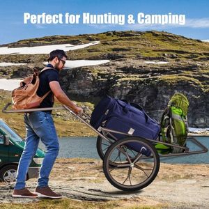 Carrello per Attrezzatura da Caccia al Cervo di Grande Capacità, Design Pieghevole per un Comodo Utilizzo in Campeggio - Product Image 6