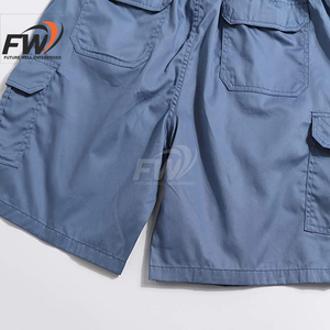 Pantalones Cargo de Camuflaje para Hombre, Pantalones Cortos Casuales Holgados de Trabajo con Múltiples Bolsillos, Cintura Media, Talla Grande, Resistentes al Desgaste, para Verano - Product Image 2