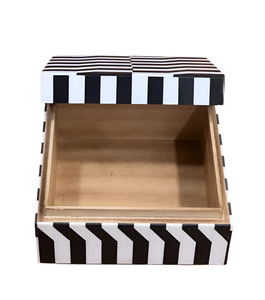 Premium Bone Inlay Jewelry Box Handcrafted Wooden Trinket Storage <b>Case</b> for Rings <b>Earrings</b> Necklace and Accessories - Product Image 2
