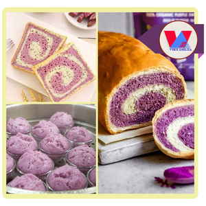 Polvo de Camote Morado Puro de Venta Caliente, Harina de Ñame Soluble en Agua para Fideos Instantáneos, Mochi, Té de Burbujas, Ingrediente Sostenible - Product Image 2