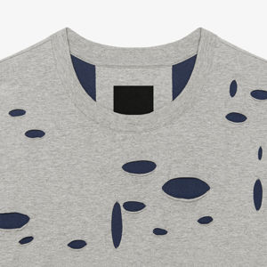 T-shirts personnalisés pour hommes 2025 – Streetwear vierge de haute qualité 300 g/m² – Faible MOQ – T-shirts lourds oversize à col ras du cou pour hommes - Product Image 5