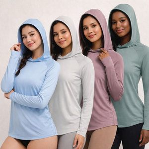 Wholesale Custom Women Oversized <b>Hoodie</b> Cotton Fleece Drop Shoulder Heavyweight Breathable <b>Workout</b> Blank Plain Pullover <b>Hoodie</b> - Product Image 3