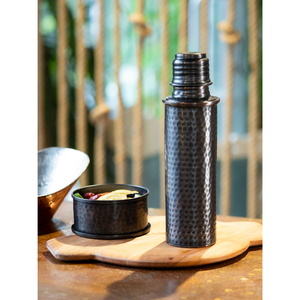 Botella de Cobre Martillado con Acabado en Níquel Negro, Estilo Moderno, para Bebidas, Botella de Agua, Artículos para Bebidas, Estilo Saludable, Última Tendencia - Product Image 3