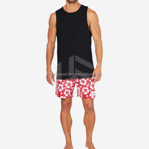 Wholesale Men Sports Tank Top Custom Muscle Fitness Custom Print Vest Men's Black Tank Top 2025 Men's Sleeveless Striped TankTop - Product Image 5