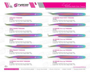 Pince à cils en acier inoxydable non magnétique de haute qualité avec logo personnalisé - Product Image 6