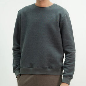 Sweat-shirts pour hommes à manches longues, 100% coton, coupe classique, respirants, en polaire unie, prix le plus récent, fabriqués au Pakistan - Product Image 1