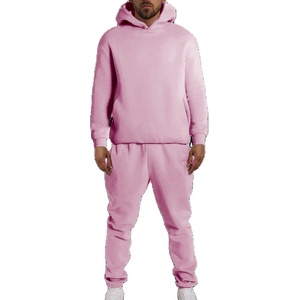 Logo personnalisé hommes mode sweats à capuche ensembles surdimensionné hiver épais topwear col rond sweat à capuche uni pour hommes 2026 - Product Image 5