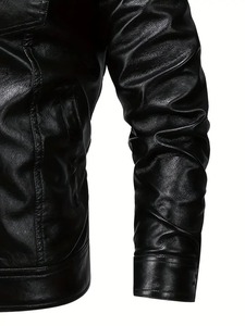 Chaqueta de Cuero de Lujo con Acabado de Cuero Premium y Cómoda para el Uso Diario en Invierno - Product Image 2