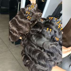 Vente en gros 10A Vison Vierge Brésilienne Paquets de Cheveux Humains Crépus Droite Cuticule Alignée Vendeurs avec Cheveux Indiens - Product Image 1