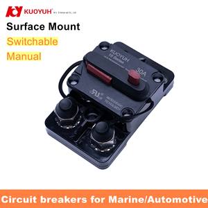 Disjoncteurs industriels et domestiques robustes à haute intensité, en plastique, haute tension, à montage en surface, à réinitialisation manuelle, avec goujons sur le même côté - Product Image 3