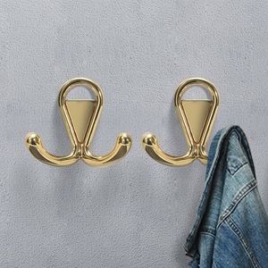 Crochets muraux industriels en métal robuste à double patte pour rangement de garage et chambre - Product Image 4