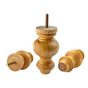 Eco Solid Wood Round <b>Sofa</b> <b>Legs</b> Furniture Replacement <b>Legs</b> for Cabinet Ottoman Supplier Wooden Furniture <b>Legs</b> - Product Image 4