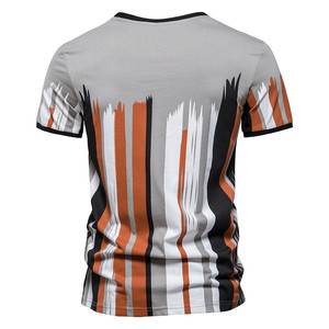 Camisetas para hombre, camisetas informales de verano, ropa para hombre, camiseta de algodón estampada para hombre, ropa de calle de manga corta con cuello redondo a la moda - Product Image 3