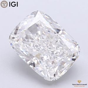 Diamante Cultivado en Laboratorio CVD con Certificado IGI, Corte CUSHION, 3.00 Quilates, Color D, Claridad VS1, para Collar o Pendiente, Pure Elegance - Product Image 1