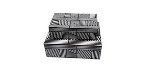 Cajón con Incrustaciones de Hueso de ILAHI, Diseño Moderno con Detalles de Ágata, Mueble Portátil para el Hogar - Product Image 4