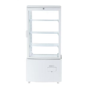 Vetrina Refrigerata Commerciale da Banco per Pasticceria, 3 Cu.Ft./85L, 3 Ripiani, Illuminazione LED, Alimentazione Elettrica con Refrigerazione - Product Image 1