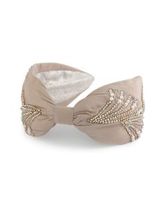 Fashionable Handmade Embroidery <b>Headband</b> with <b>Beaded</b> Embellishment for Festive Occasions - Product Image 1